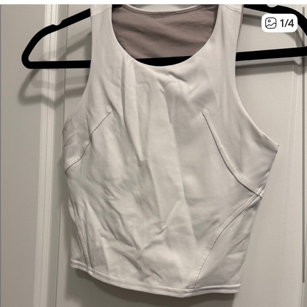 lululemon athletica White Wunder Train Racerback Tank